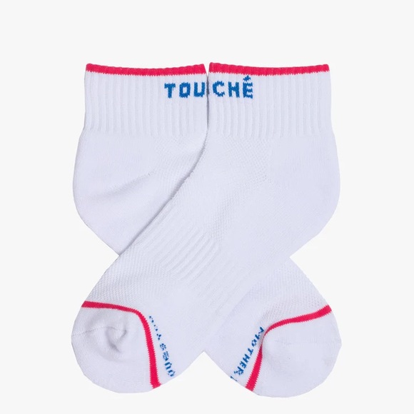 MOTHER Accessories - MOTHER Knock your socks off Touché White and Red Socks